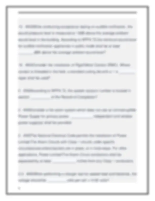 NICET FAS Level 1 Exam Questions and Answers (2025-2026) | Exams Safety ...