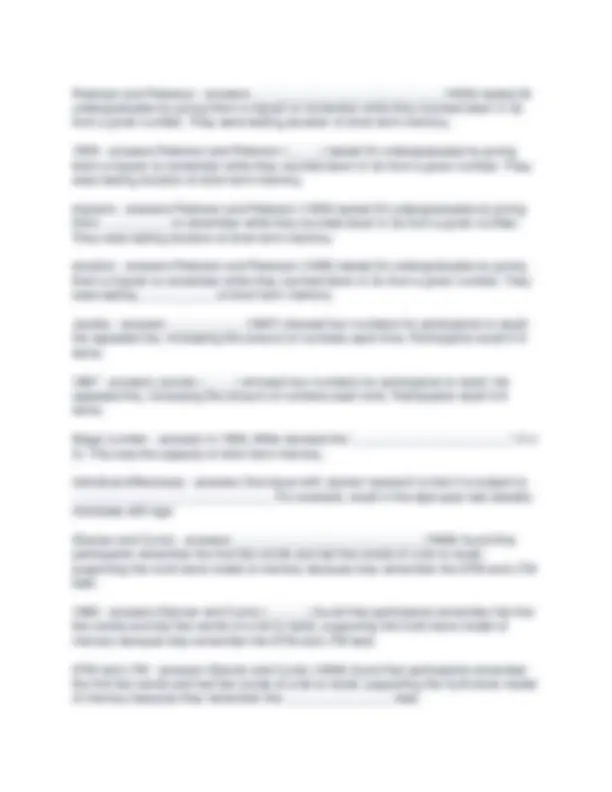 AQA Psychology Exam Questions and Answers: Memory (AS-Level 2025 ...