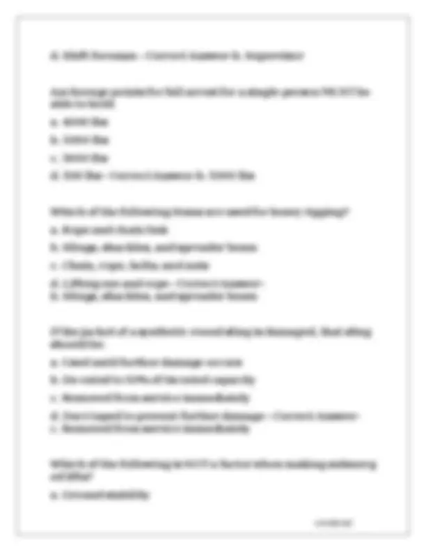 Advance Rigger Test Exam With 100% Correct And Verified Answers 2026/ ...