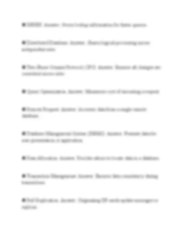 DATABASE SYSTEMS DESIGN IMPLEMENTATION AND MANAGEMENT EXAMINATION TEST ...