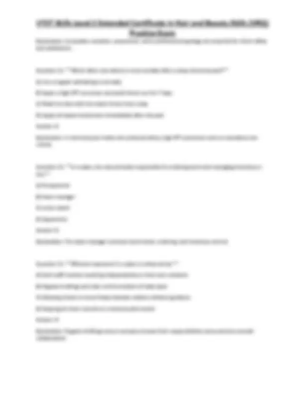 VTCT Skills Level 2 Extended Certificate in Hair and Beauty Skills (VRQ ...