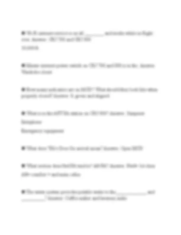 ENDEAVOR AIR AIRCRAFT FAMILIARIZATION Q&A EXAMINATION TEST 2026 ...