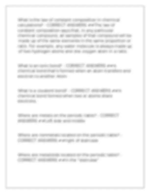 CHEM 101 FINAL EXAM IVY TECH EXAM COMPLETE QUESTIONS AND CORRECT ...