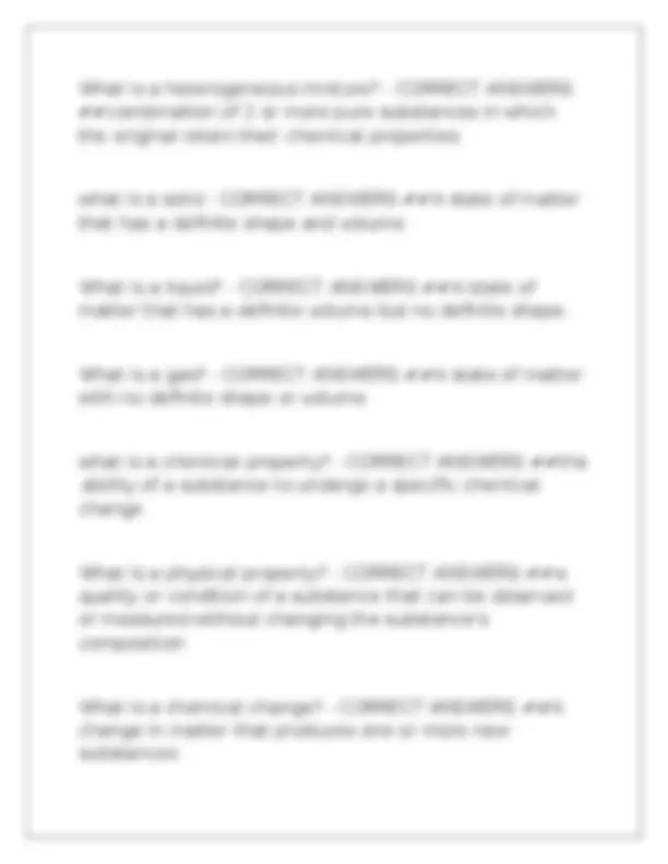 CHEM 101 FINAL EXAM IVY TECH EXAM COMPLETE QUESTIONS AND CORRECT ...