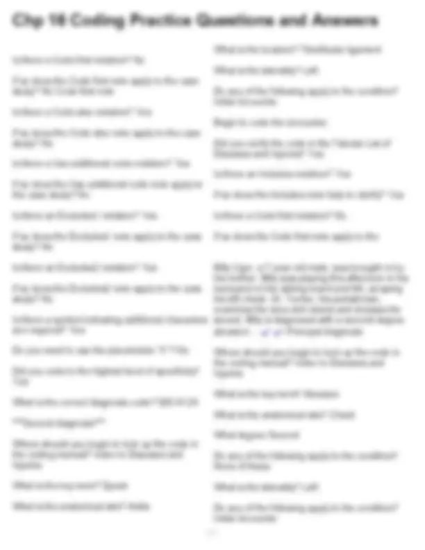 ICD-10 Coding Practice Questions and Answers: Case Studies | Exams ...