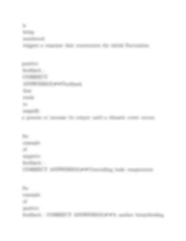 Anatomy and Physiology Chapter 14: Q&A on Homeostasis and Organic ...