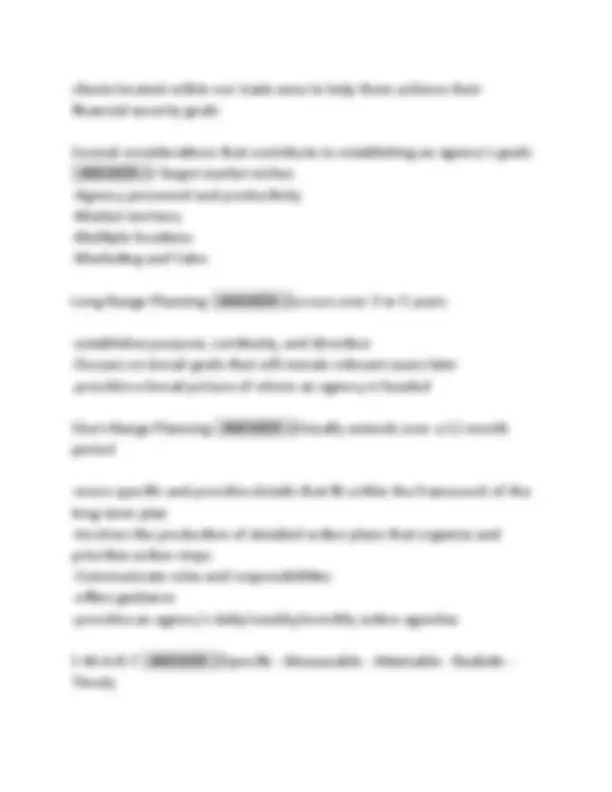 Structured Answer Agency Management Midterm Exam: Structured Questions and Answers ...