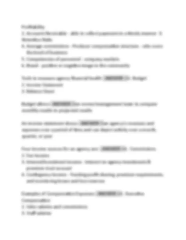 Structured Answer Agency Management Midterm Exam: Structured Questions and Answers ...