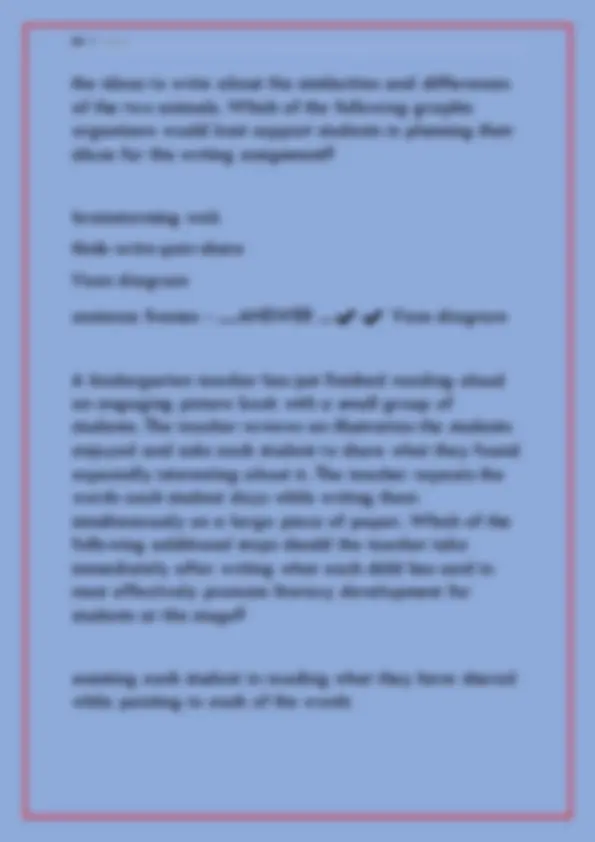 OAE Early Childhood Education Exam 2025: 250 Actual Questions ...