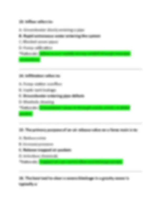 Collection System Operator North Carolina Collection System Operator Licensing Exam Q&A 2026 ...