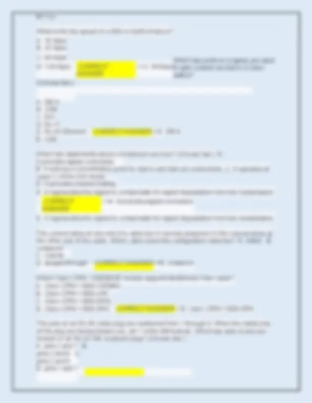 CCT EXAM 1,2 AND 3 ACTUAL MIDTERM NEWEST 2025 EXAM NEWEST COMPLETE ...