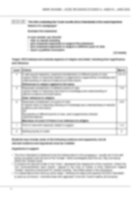 AQA GCSE 8062/16 RELIGIOUS STUDIES A PAPER 1 JUDAISM+ MARK SCHEME MAY ...