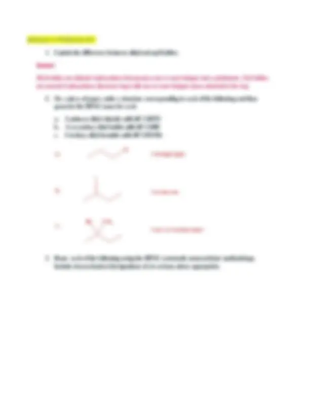 Orgo Module 8 Study Guide CHEM 219 PRINCIPLES OF ORGANIC CHEMISTRY MODULE 8 EXAM Portage Learning ...