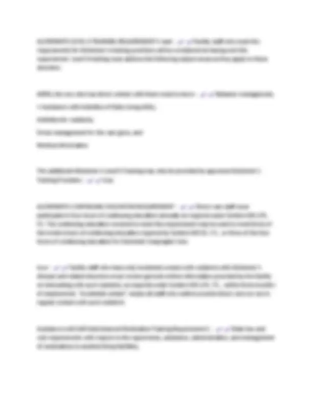 Florida rules for the Assisted living Facility – Questions with 100% ...