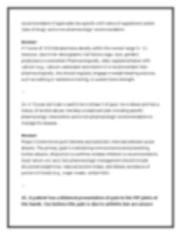 BIOD 331 / NURS 231 Pathophysiology Module 10 Exam 2026 – Portage ...