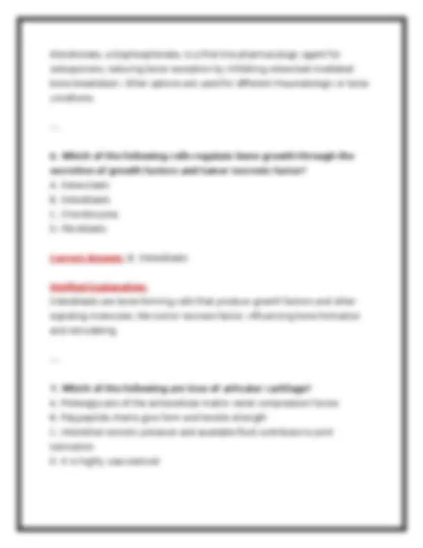 BIOD 331 / NURS 231 Pathophysiology Module 10 Exam 2026 – Portage ...