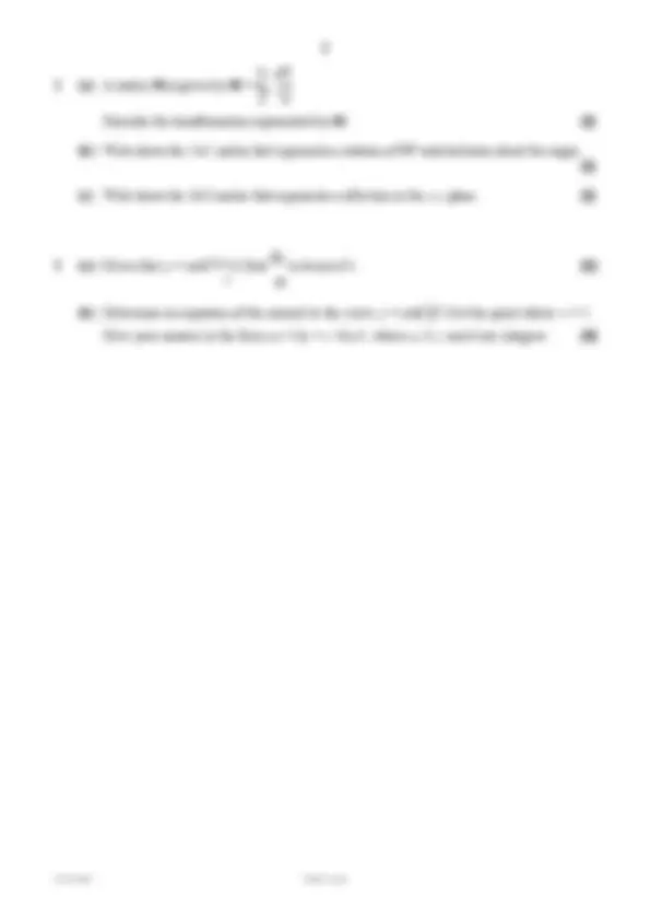 A Level Further Mathematics A - Pure Core 1 Question Paper with Mark ...