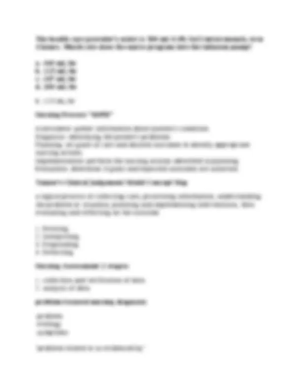 NSG 300 Exam 2 Foundations of Nursing 2026 – GCU Study Guide & Practice ...