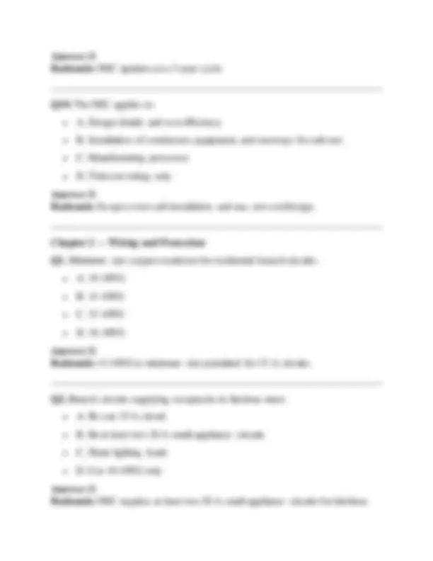 National Electrical Code (NEC) Illustrated Guide: Practice Questions ...