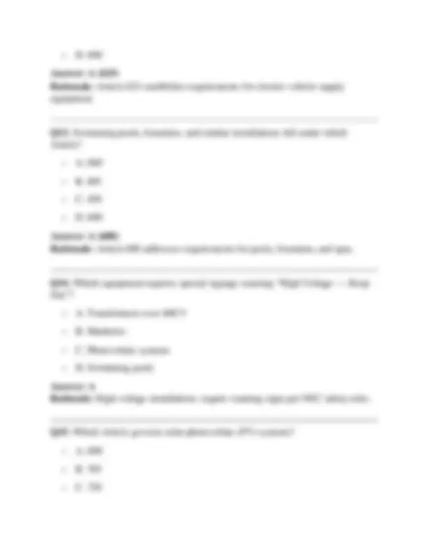 Nec Code Questions National Electrical Code (NEC) Illustrated Guide: Questions and Answers ...