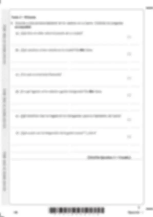 EDEXCEL A LEVEL SPANISH (9SP0/01) QUESTION PAPER 1 AND MARK SCHEME JUNE ...