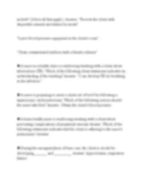 PN ADULT MEDICAL SURGICAL ACTUAL EXAM PAPER 2026 QUESTIONS WITH ...