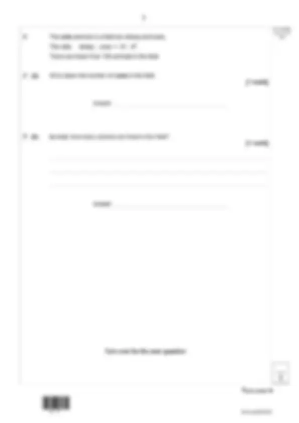 AQA GCSE – MATHEMATICS- Foundation Tier Paper 2 Calculator -June 2025 ...