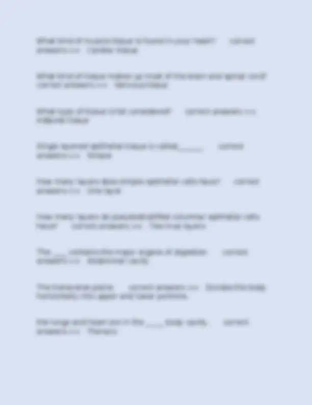 INTRODUCTION TO HUMAN ANATOMY AND PHYSIOLOGY FINAL EXAM WITH 100% ...