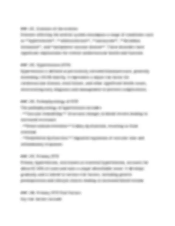 NSG 530 Exam 2 Study Guide Advanced Pathophysiology (Wilkes) 2025/2026 ...