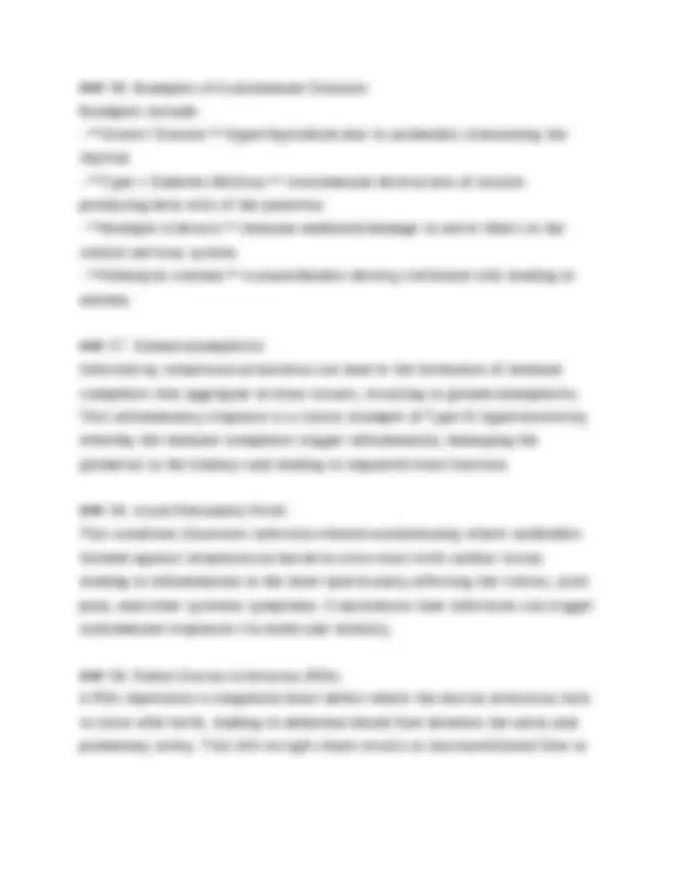 NSG 530 Exam 2 Study Guide Advanced Pathophysiology (Wilkes) 2025/2026 ...