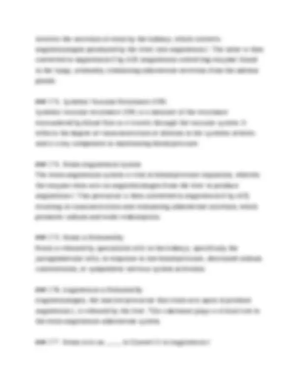 NSG 530 Exam 2 Study Guide Advanced Pathophysiology (Wilkes) 2025/2026 ...