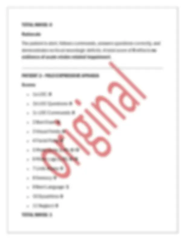 APEX NIH Stroke Scale Group A Patients 1–6 (Complete) – Verified ...