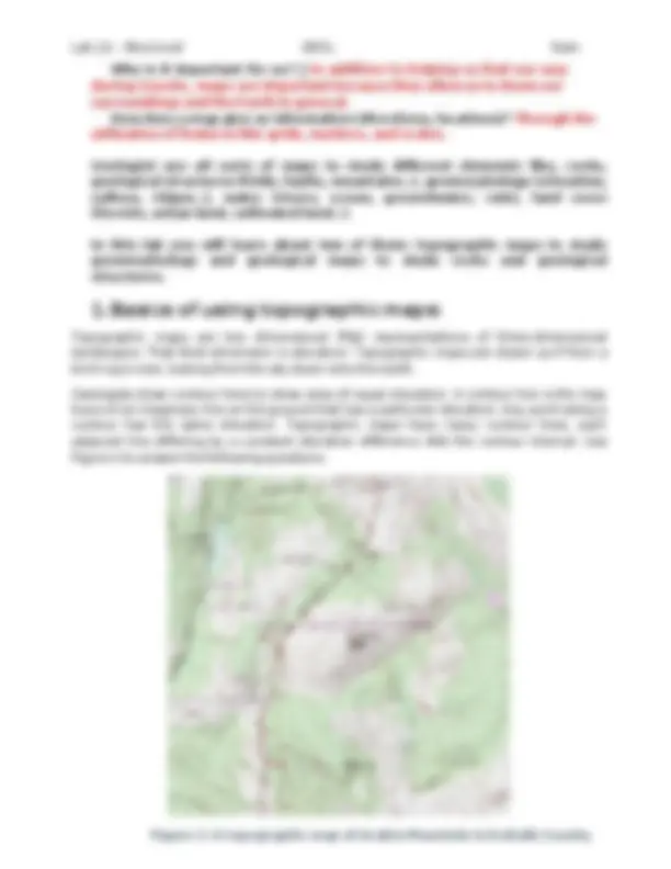GEOL 1121L Lab 10 Structural Geology Assignment | Georgia State | 2026 ...