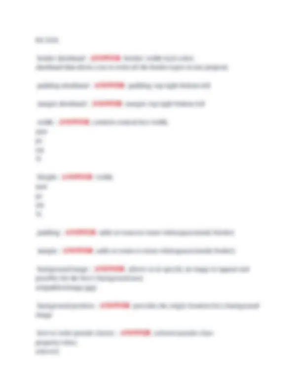 CSS Exam Questions and Solutions | Exams Advanced Education | Docsity