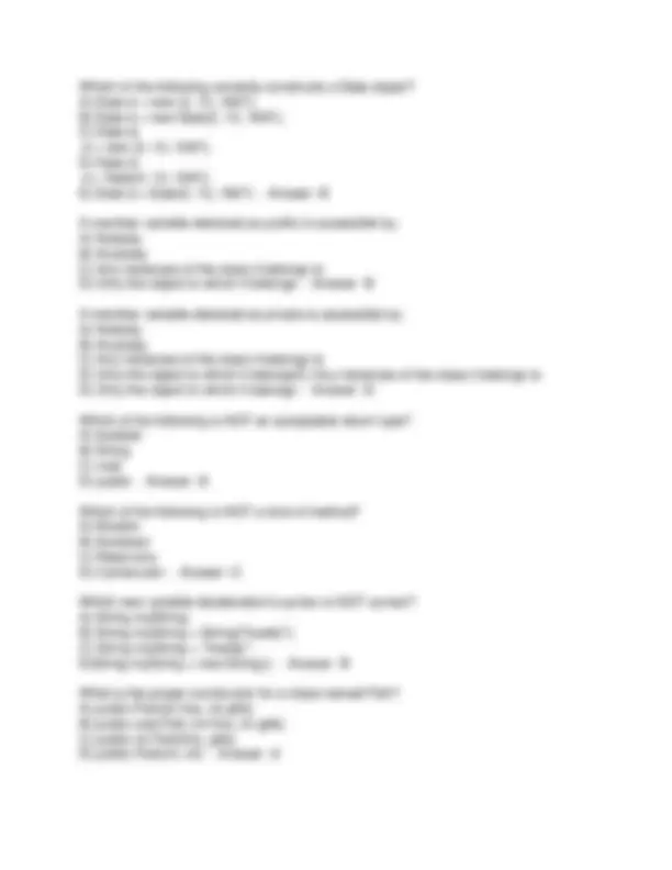 AP Computer Science A Multiple Choice Final Questions | Exams Social ...