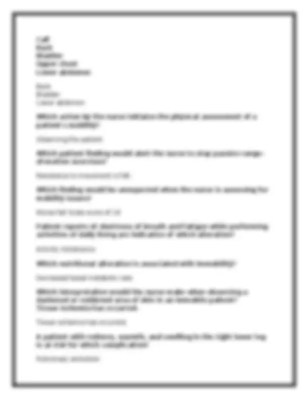 NSG 300 Exam 1 (GCU) Foundations of Nursing – Practice Q&A + Rationales ...