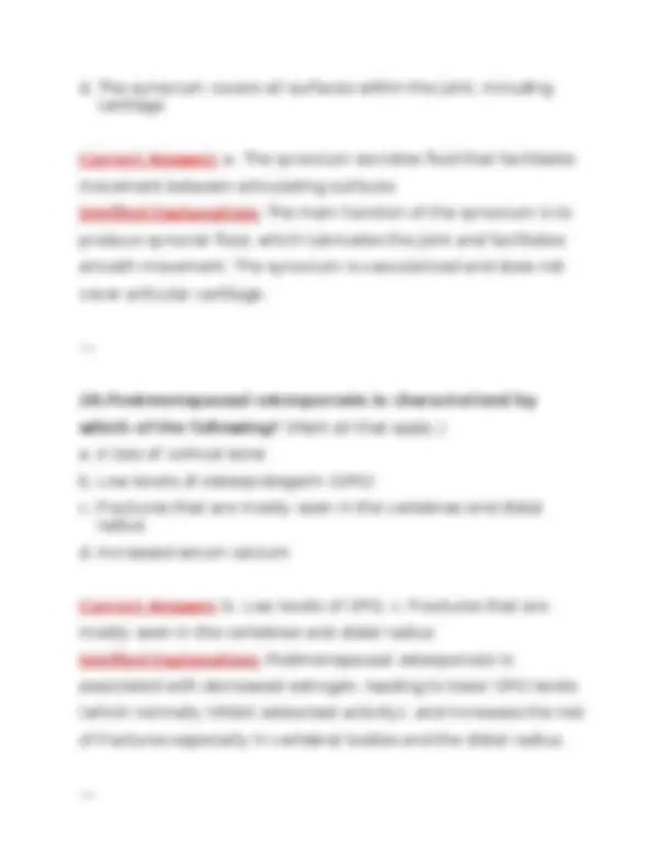 NURS 231 / BIOD 331 Pathophysiology Module 10 Exam Study Guide | 2 Exam ...