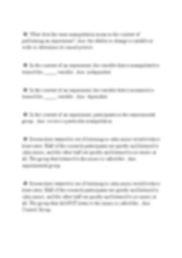 PSY 200 TEST 1 SCRIPT ACTUAL EXAM 2026 COMPLETE QUESTIONS AND ANSWERS ...