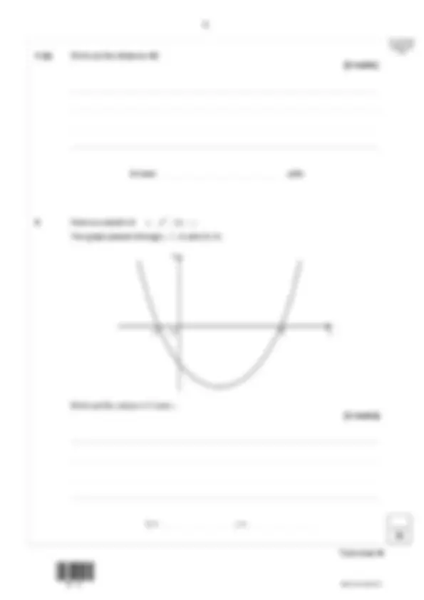 AQA LEVEL 2 Certificate FURTHER MATHEMATICS Paper 1 Non- Calculator ...