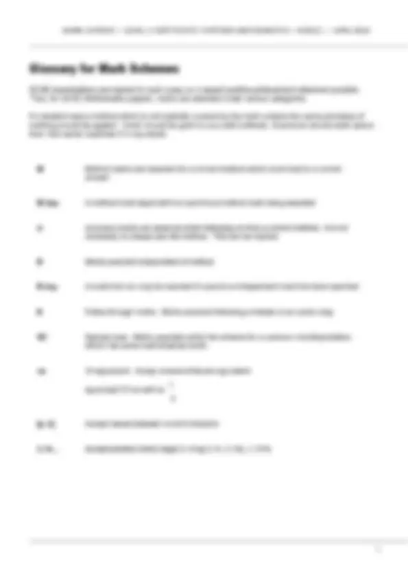 AQA LEVEL 2 Certificate FURTHER MATHEMATICS Paper 1 Non- Calculator ...