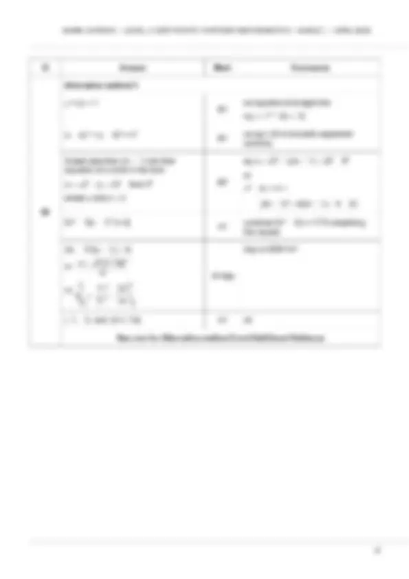 AQA LEVEL 2 Certificate FURTHER MATHEMATICS Paper 1 Non- Calculator ...