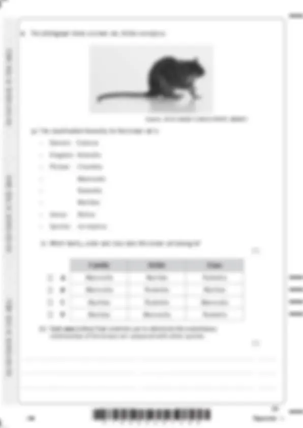 EDEXCEL A LEVEL BIOLOGY B (9BI0/02) QUESTION PAPER 2 AND MARK SCHEME ...