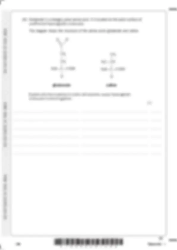 EDEXCEL A LEVEL BIOLOGY B (9BI0/02) QUESTION PAPER 2 AND MARK SCHEME ...