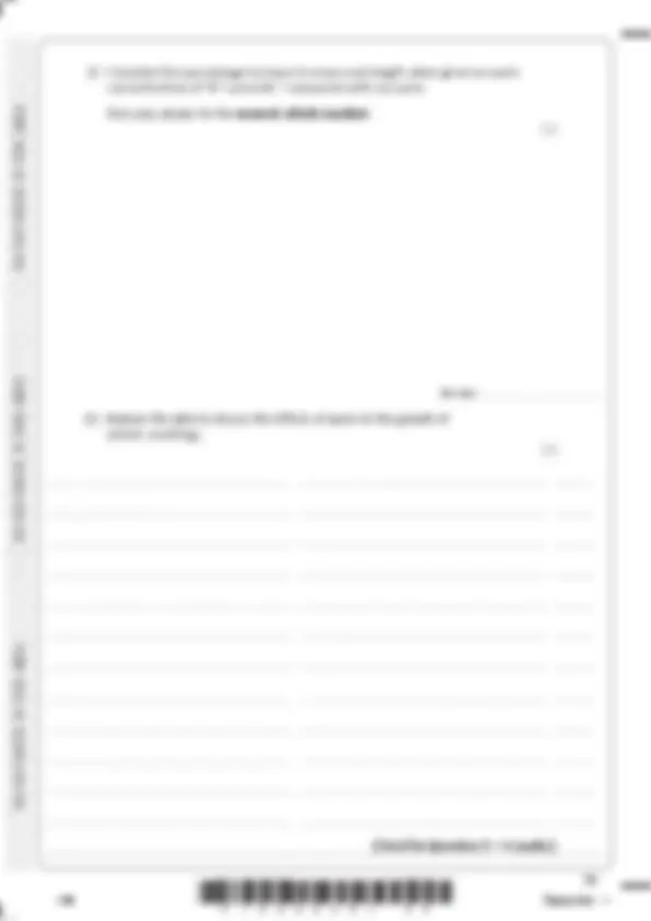 EDEXCEL A LEVEL BIOLOGY B (9BI0/02) QUESTION PAPER 2 AND MARK SCHEME ...