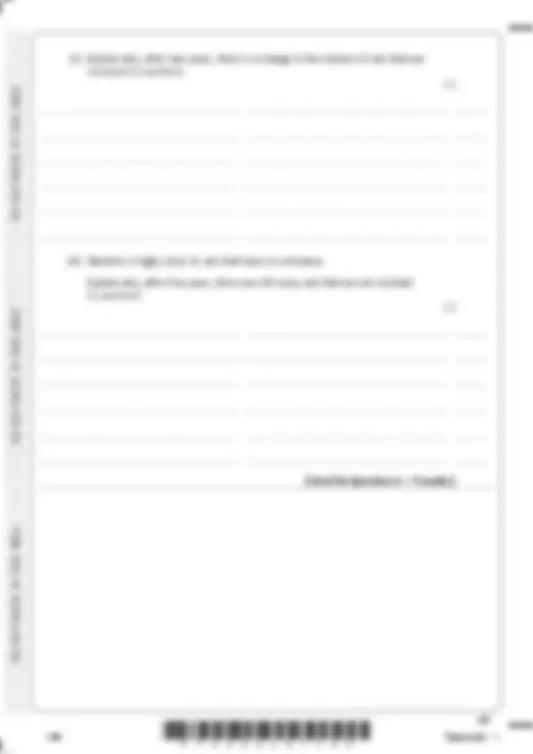EDEXCEL A LEVEL BIOLOGY B (9BI0/02) QUESTION PAPER 2 AND MARK SCHEME ...