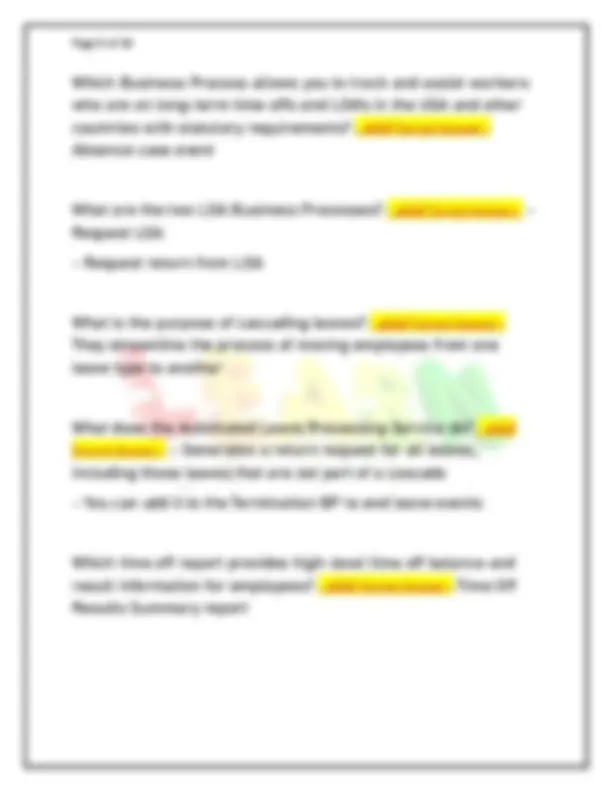 WORKDAY PRO ABSENCE EXAM NEWEST 2026 ACTUAL EXAM QUESTIONS AND CORRECT ...