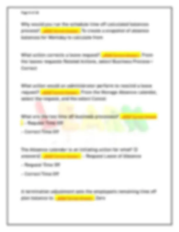 WORKDAY PRO ABSENCE EXAM NEWEST 2026 ACTUAL EXAM QUESTIONS AND CORRECT ...