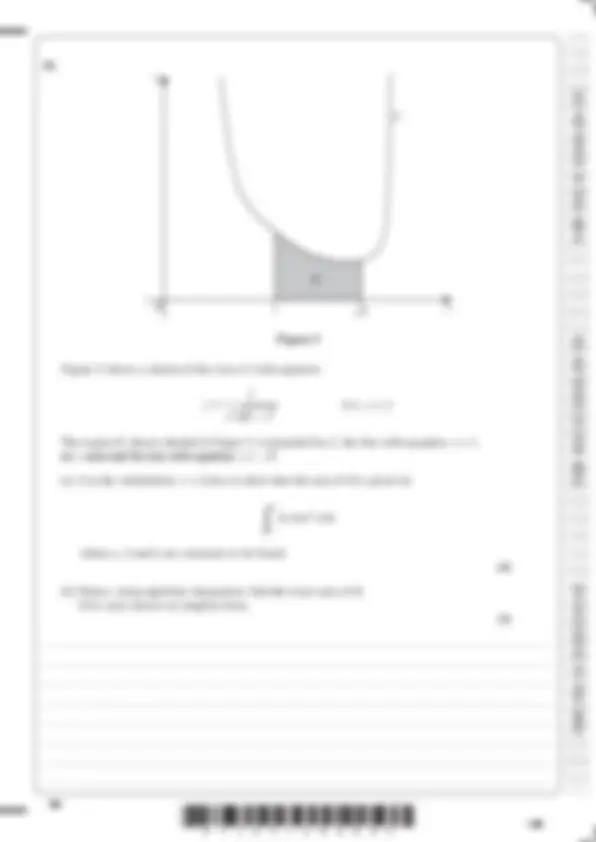 EDEXCEL A LEVEL PURE MATHEMATICS (9MA0/01) QUESTION PAPER 1 AND MARK ...