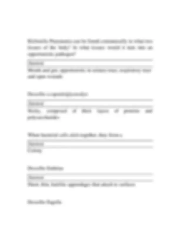 BIOD 101 MODULE 6 EXAM QUESTIONS WITH CORRECT VERIFIED ANSWERS | 100% ...