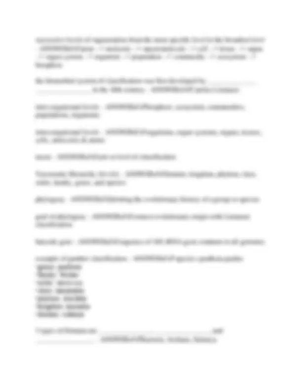 BIOD 101- MODULE 2 QUESTIONS AND ASWERS WITH VERIFIED SOLUTIONS LATEST ...